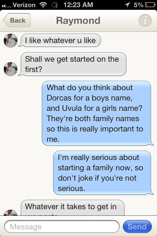 "How To Loose A Guy in One Tinder." The Joys Of Trolling.