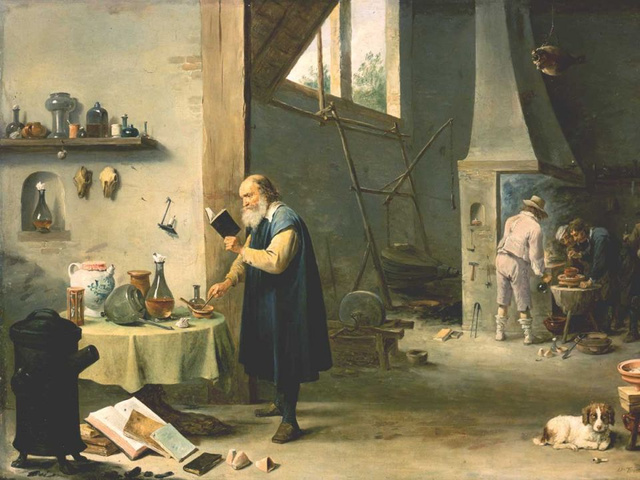 The Alchemist by David Teniers The Younger, mid-1600s