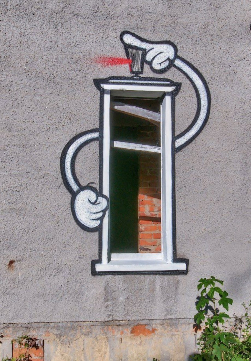 Spray Paint Door 