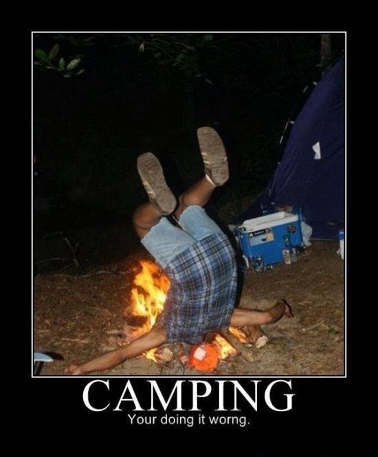 Camping Fail 