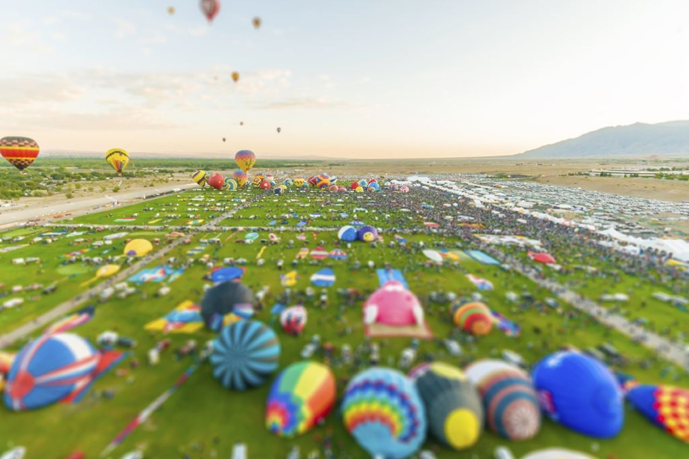 Balloon fiesta, New Mexico