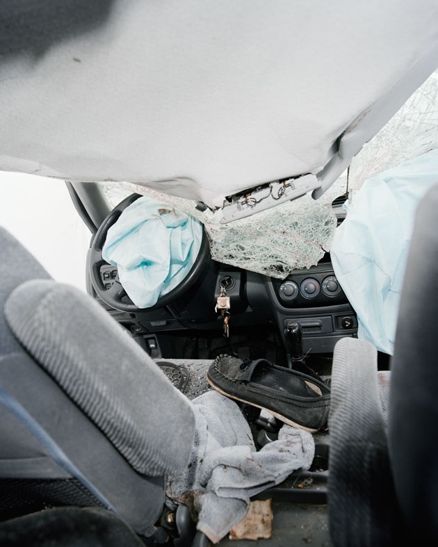 Sombre Images From Inside The Wreckage Of Car Crashes