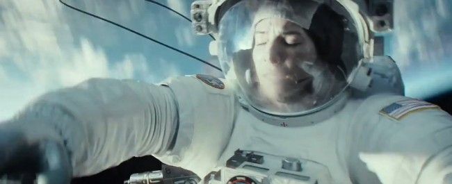 Gravity Starring George Clooney and Sandra Bullock