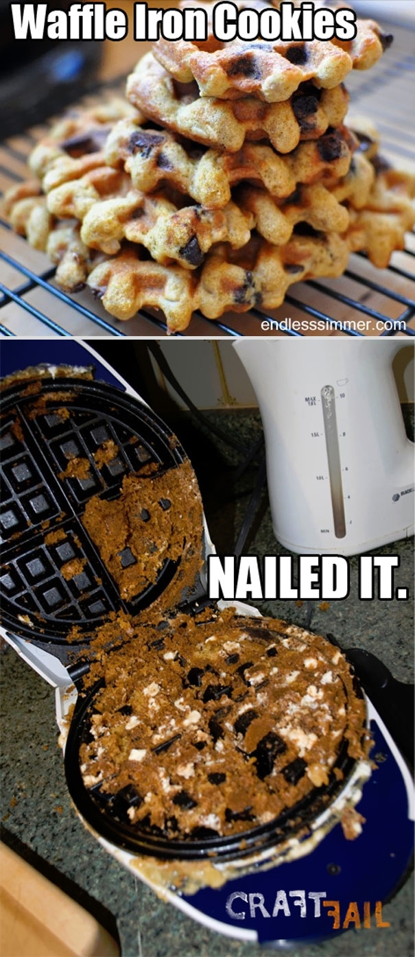 9. Waffle Iron Cookies