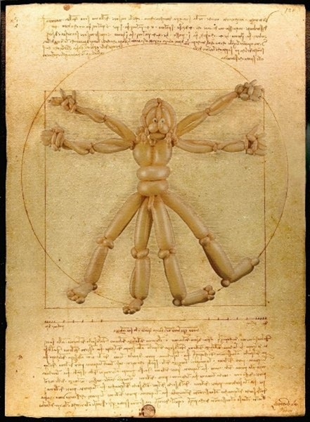 Leonardo DaVinci's Vitruvian Man