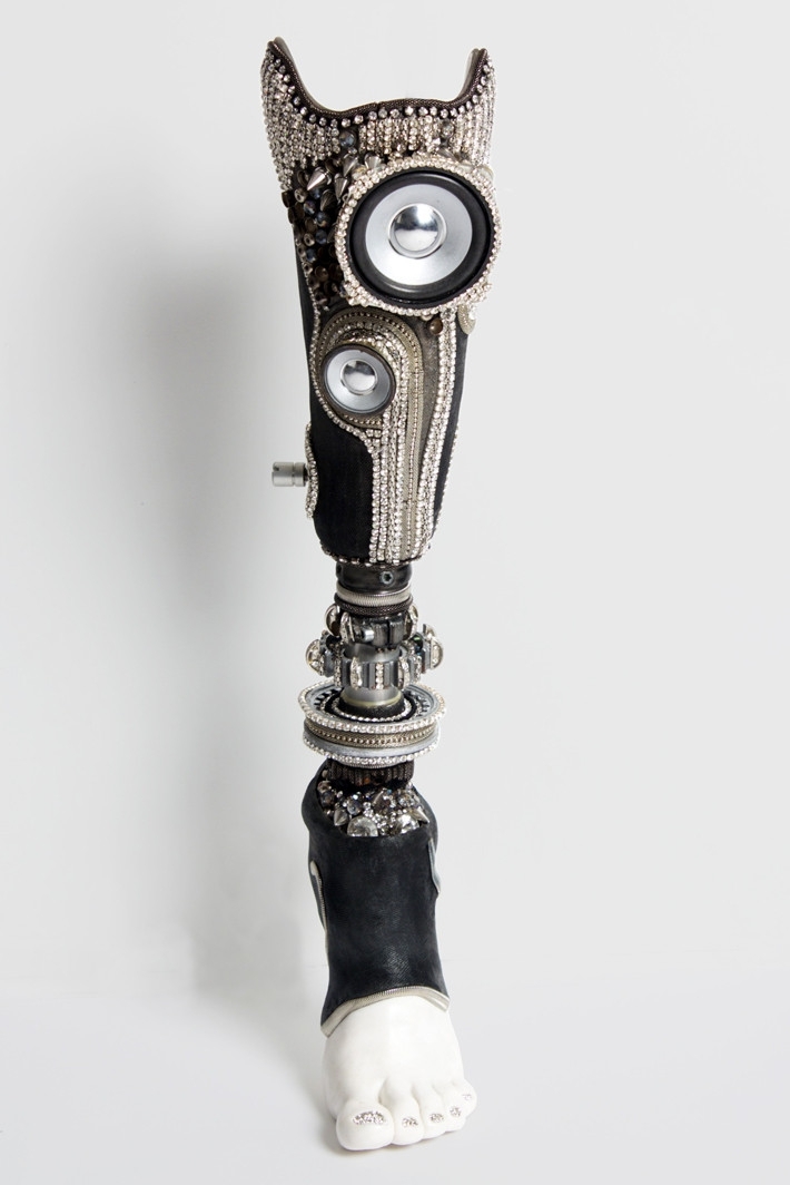 artificial limb turned into art