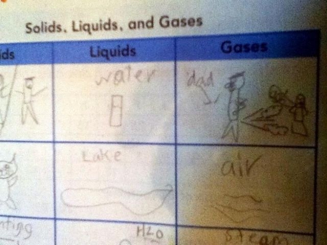 The second-grader who used science to rat out her dad.
