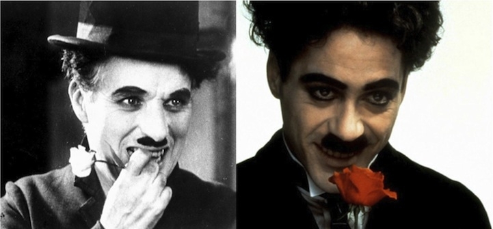 Charlie Chaplin (Robert Downey Jr. in Chaplin)