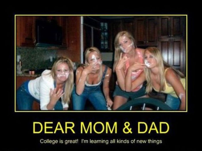 Dear mom and dad...