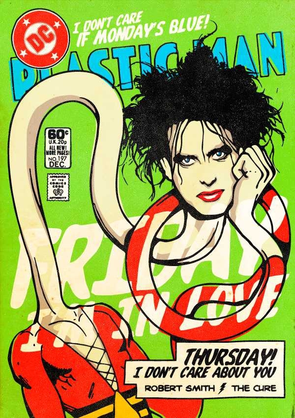 Robert Smith (The Cure) as Plastic Man