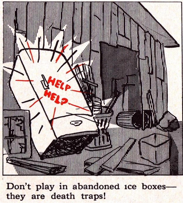 You Will Never Sleep After These 1950's Kids Safety Manual Scenes!