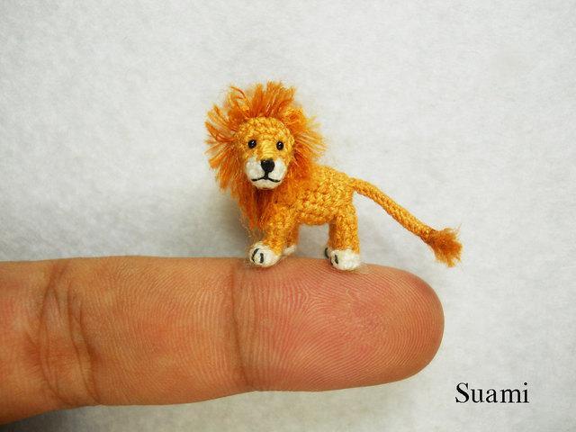 Tiny Crochet Lion