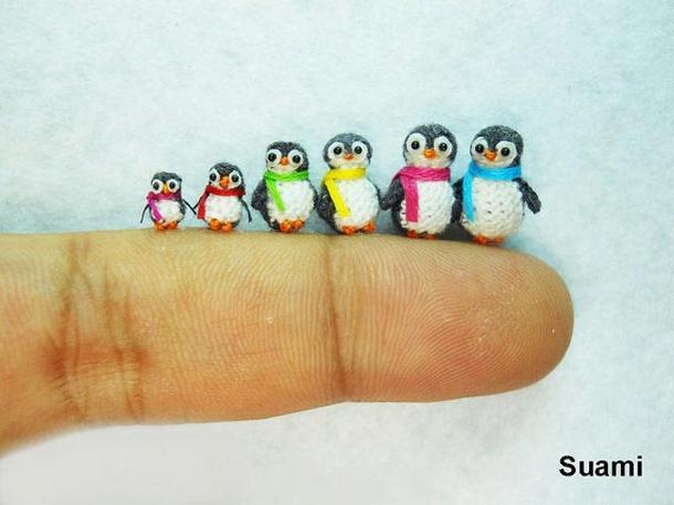Tiny Crochet Penguins 