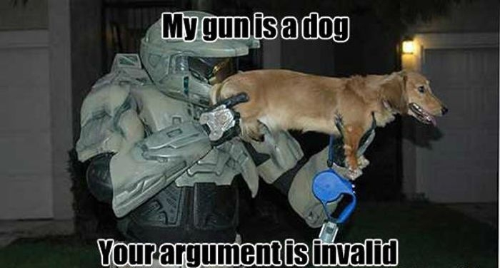 my gun is a dog