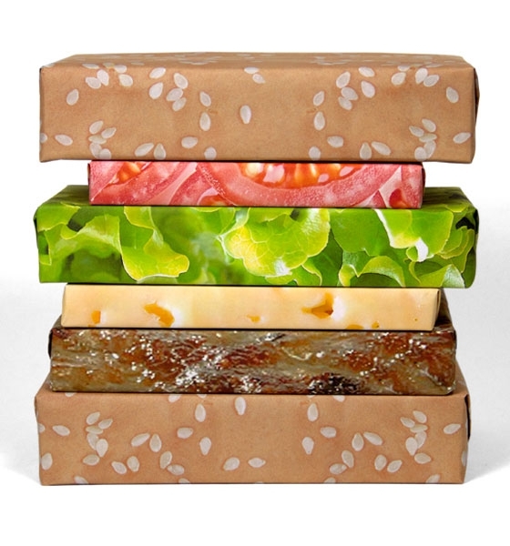 Burger wrapping paper
