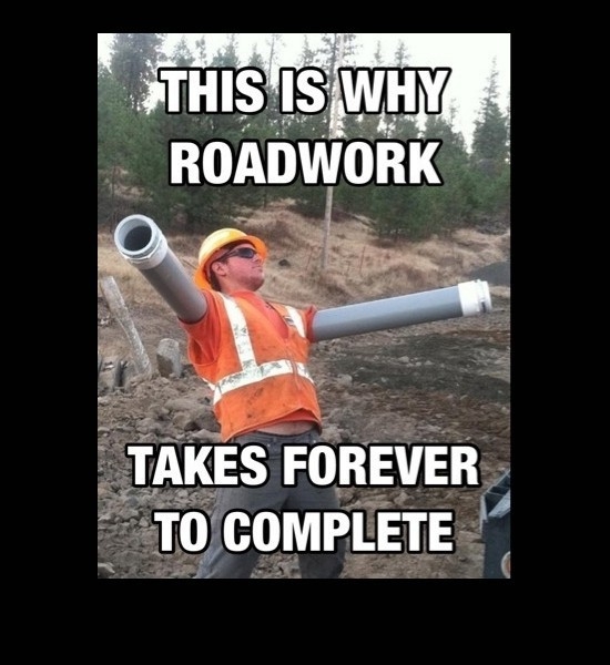 Busy Road Worker 