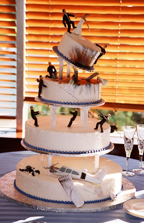 10. James Bond Wedding Cake
