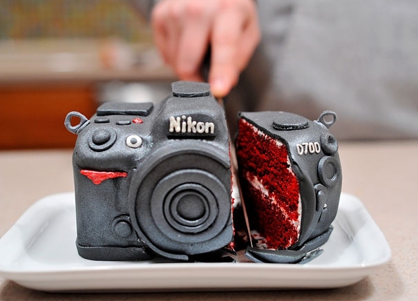 3. Nikon Cake