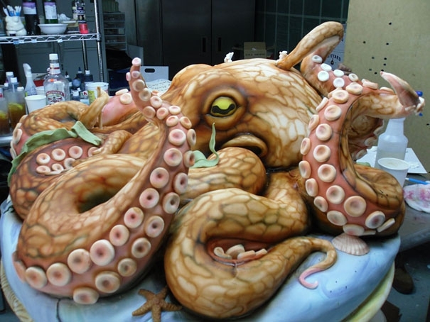 8. Octopus Cake