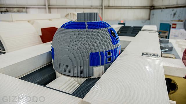 5 Million LEGO Bricks Used to Build Giant Star Wars X-Wing Fighter