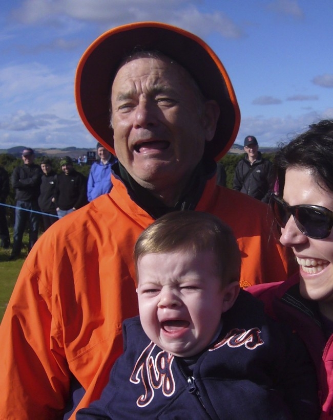 Bill Murray Knows How To Respond To Crying Babies