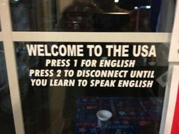 Welcome to the USA 