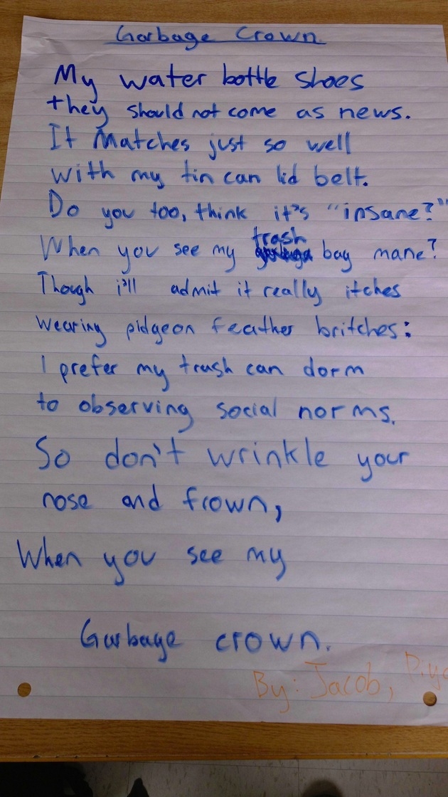 11 Examples of Hilarious Kid Poetry