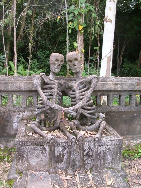 8. Skeletons in love, Nong Khai, Northeast Thailand