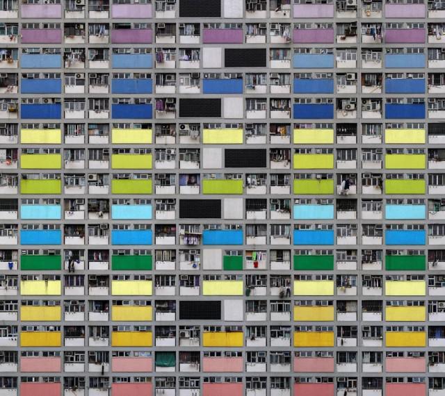 Textures of Hong Kong Apartment Towers