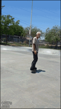 This old man who can skate better than you