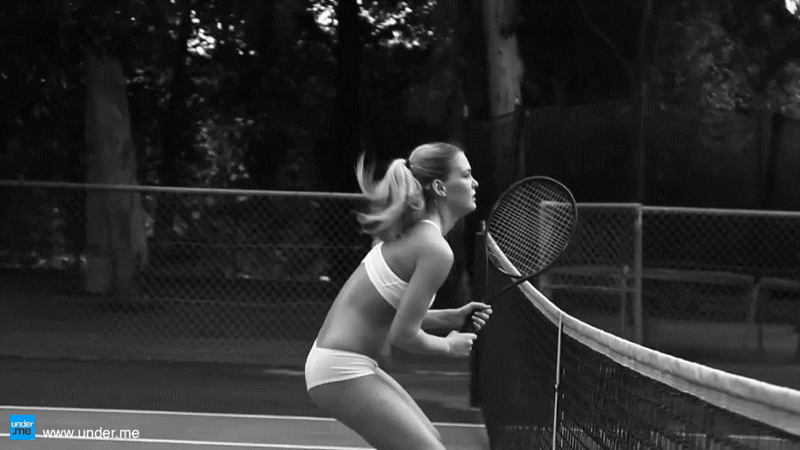 Bar Refaeli Playing Tennis 