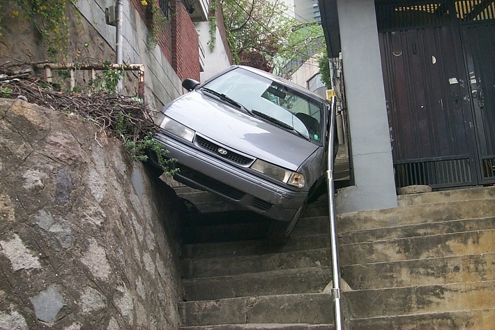 "Really?" parking.