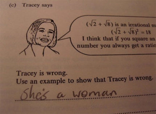 Inappropriately Funny Test Answers!