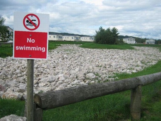 No Swimming 