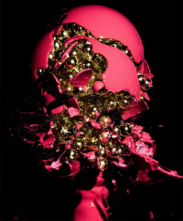 Dramatic Photos Of Lightbulbs Filled With Explodable Objects