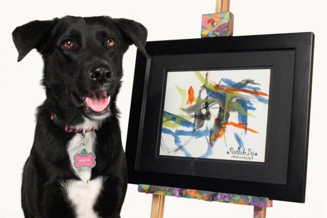 A Dog Is Auctioning Off Artwork To Raise Money For Tornado Relief