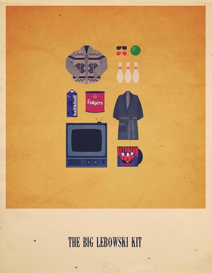 Minimalist Posters Feature Playful Pop Culture References 