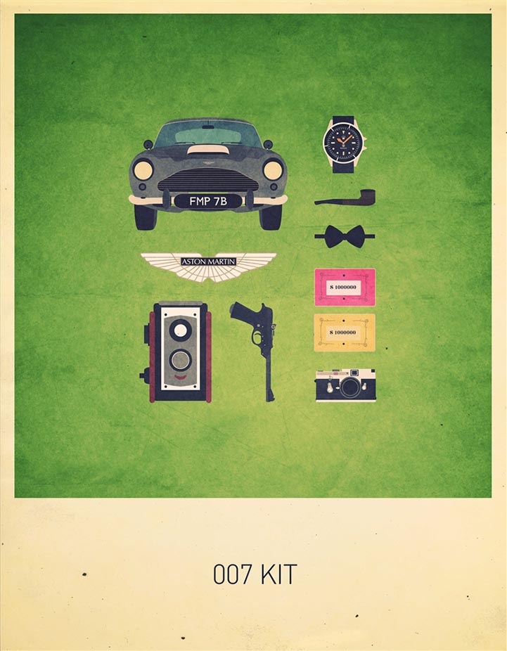 Minimalist Posters Feature Playful Pop Culture References 