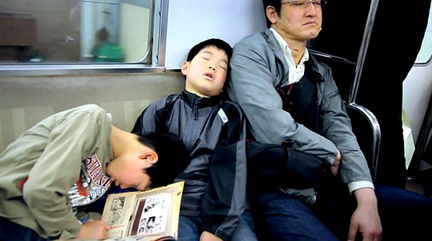 A Candid Look At The Lives Of Exhausted Japanese Workers 
