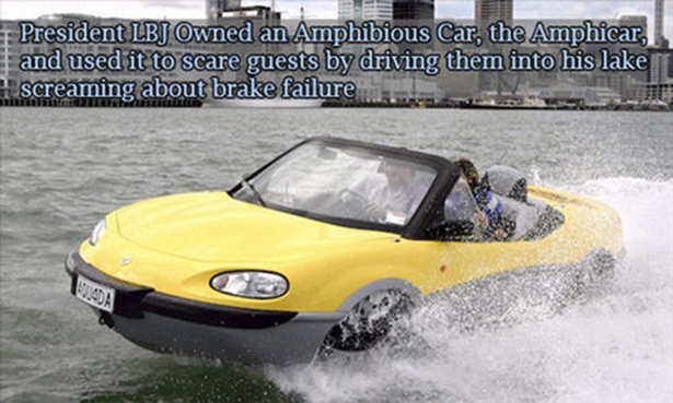 President LBJ Amphibious Car 