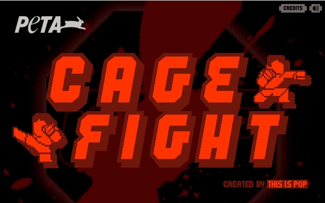 PETA Teams Up With MMA Fighters For Online Game, 'Cage Fight'