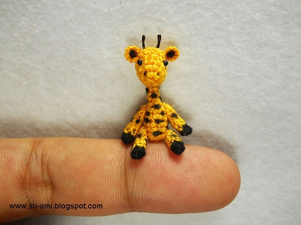Cute Miniature Crocheted Animals by Su Ami 