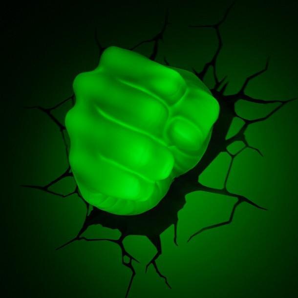 3D Hulk Fist Nightlight