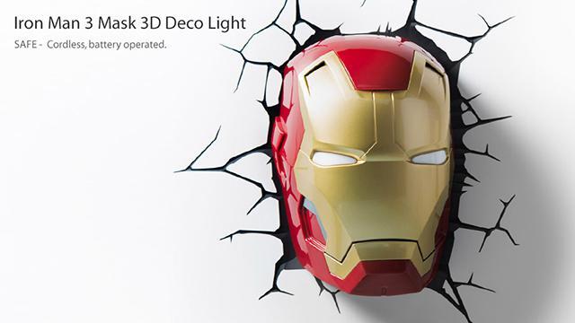 3D Iron Man 3 Mask Nightlight