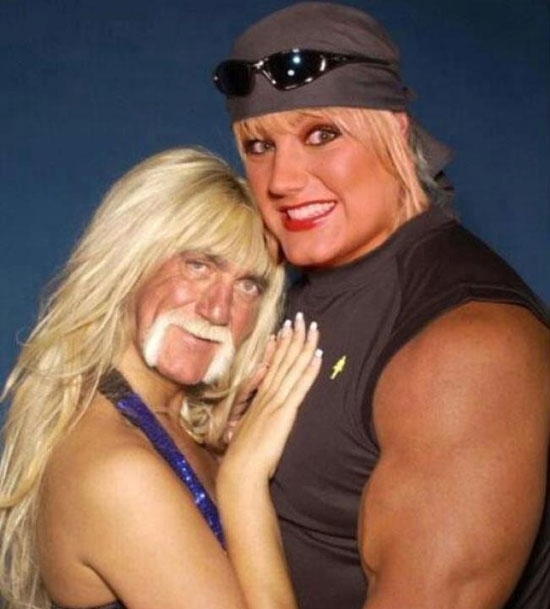 Hulk and Brook Hogan 