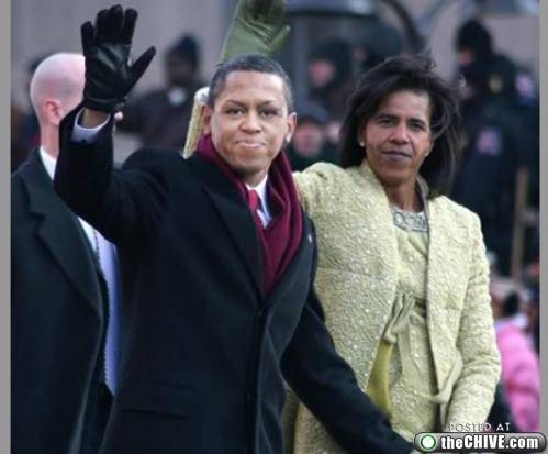 Michelle and Barack Obama 