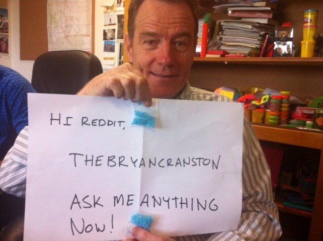 The Best Of Bryan Cranston's Reddit AMA