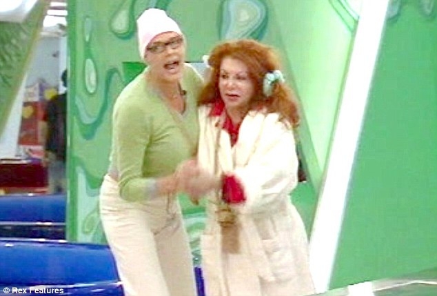 Jackie famously came face to face with her son's ex-wife Brigitte Nielsen in the 2005 series of Big Brother
