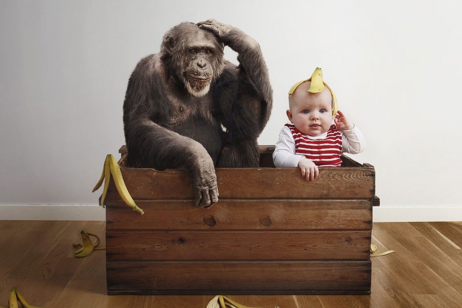 Photographer ‘Shops His 1-year-old Daughter Into Crazy Situations 