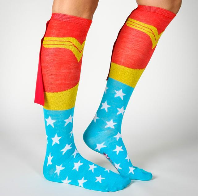 Wonder Woman Caped Knee High Socks